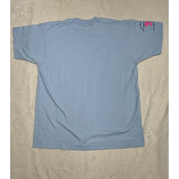 Vtg 90s Body Spirt & Mind Screen Stars Graphic T-Shirt Single Stitch Size Large - Picture 8 of 8